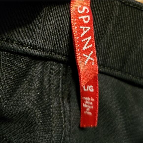 SPANX Stretch Pull-on Jeggings Pants Black Size L - Picture 4 of 5